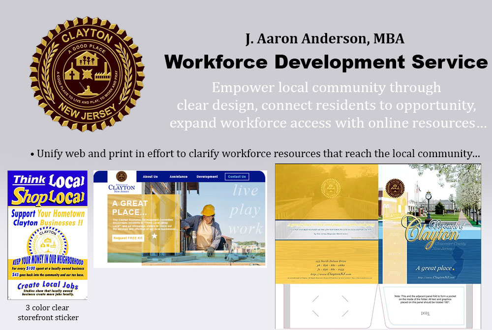 Clayton Economic Development (2011/12 IT Chair) Print/Web Marketing